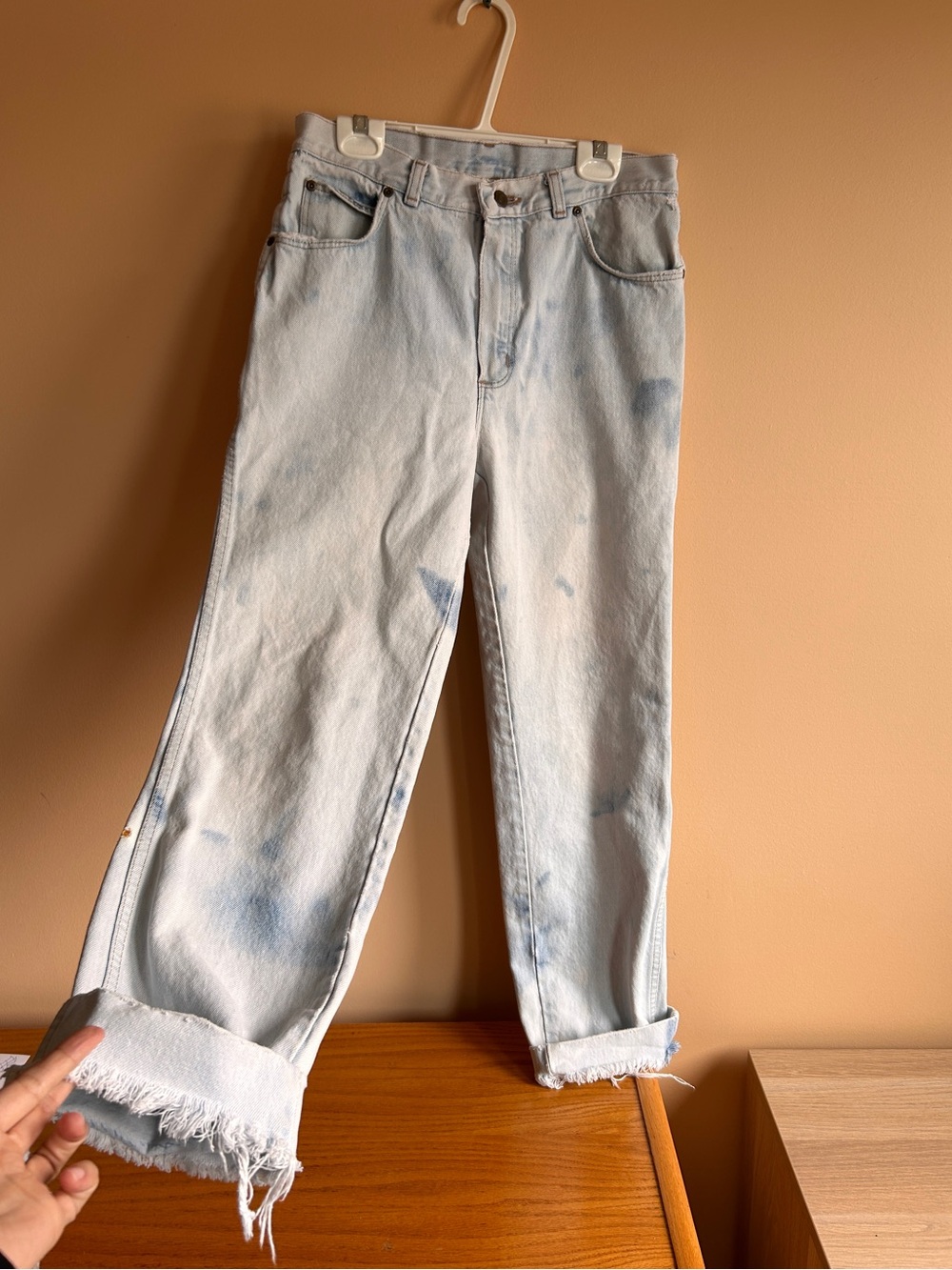 Vintage Calvin Klein Light Blue Acid Wash Boyfriend Jeans